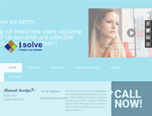 Tablet Screenshot of isolvetechnologies.net